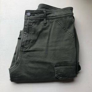 Abercrombie & Fitch Green Cargo Skinny Jeans